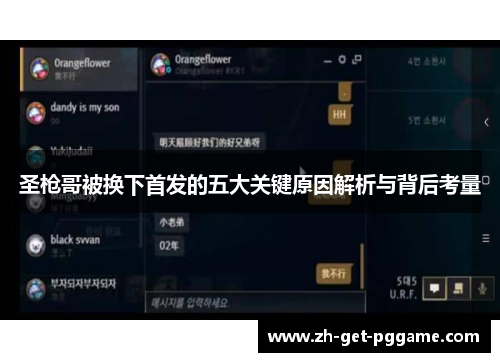 圣枪哥被换下首发的五大关键原因解析与背后考量